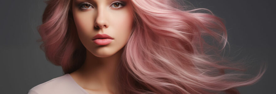 cheveux colorés éblouissants